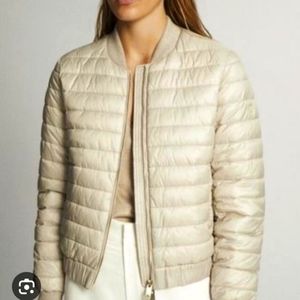 Massimo Dutti Quilted Bomber Jacket